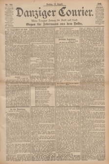 Danziger Courier : Kleine Danziger Zeitung für Stadt und Land : Organ für Jedermann aus dem Volke. Jg.15, Nr. 190 (14 August 1896) + dod.