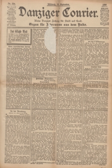 Danziger Courier : Kleine Danziger Zeitung für Stadt und Land : Organ für Jedermann aus dem Volke. Jg.15, Nr. 224 (23 September 1896)