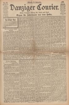 Danziger Courier : Kleine Danziger Zeitung für Stadt und Land : Organ für Jedermann aus dem Volke. Jg.15, Nr. 230 (30 September 1896)