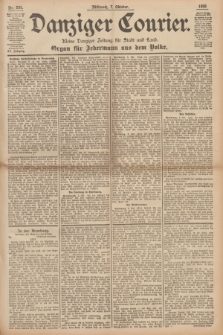 Danziger Courier : Kleine Danziger Zeitung für Stadt und Land : Organ für Jedermann aus dem Volke. Jg.15, Nr. 236 (7 Oktober 1896)