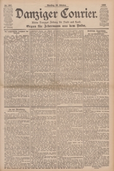 Danziger Courier : Kleine Danziger Zeitung für Stadt und Land : Organ für Jedermann aus dem Volke. Jg.15, Nr. 247 (20 Oktober 1896)