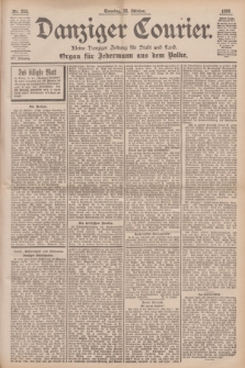 Danziger Courier : Kleine Danziger Zeitung für Stadt und Land : Organ für Jedermann aus dem Volke. Jg.15, Nr. 252 (25 Oktober 1896) + dod.