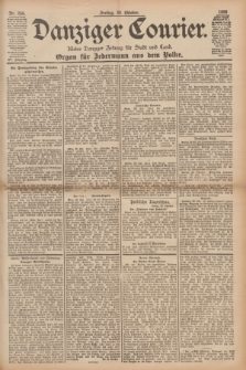 Danziger Courier : Kleine Danziger Zeitung für Stadt und Land : Organ für Jedermann aus dem Volke. Jg.15, Nr. 256 (30 Oktober 1896) + dod.