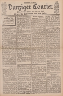 Danziger Courier : Kleine Danziger Zeitung für Stadt und Land : Organ für Jedermann aus dem Volke. Jg.15, Nr. 257 (31 Oktober 1896)