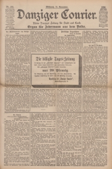 Danziger Courier : Kleine Danziger Zeitung für Stadt und Land : Organ für Jedermann aus dem Volke. Jg.15, Nr. 266 (11 November 1896)