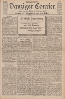 Danziger Courier : Kleine Danziger Zeitung für Stadt und Land : Organ für Jedermann aus dem Volke. Jg.15, Nr. 275 (22 November 1896) + dod.