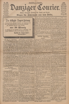 Danziger Courier : Kleine Danziger Zeitung für Stadt und Land : Organ für Jedermann aus dem Volke. Jg.15, Nr. 284 (3 Dezember 1896)