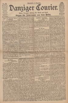 Danziger Courier : Kleine Danziger Zeitung für Stadt und Land : Organ für Jedermann aus dem Volke. Jg.15, Nr. 286 (5 Dezember 1896)