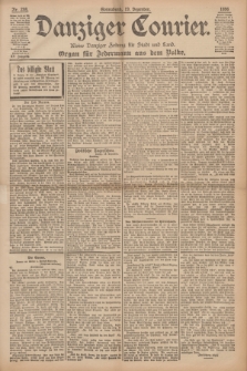 Danziger Courier : Kleine Danziger Zeitung für Stadt und Land : Organ für Jedermann aus dem Volke. Jg.15, Nr. 298 (19 Dezember 1896)