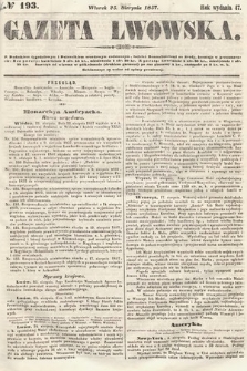 Gazeta Lwowska. 1857, nr 193