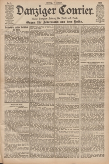 Danziger Courier : Kleine Danziger Zeitung für Stadt und Land : Organ für Jedermann aus dem Volke. Jg.17, Nr. 5 (7 Januar 1898)