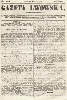 Gazeta Lwowska. 1857, nr 194