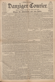 Danziger Courier : Kleine Danziger Zeitung für Stadt und Land : Organ für Jedermann aus dem Volke. Jg.17, Nr. 11 (14 Januar 1898)