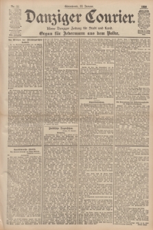 Danziger Courier : Kleine Danziger Zeitung für Stadt und Land : Organ für Jedermann aus dem Volke. Jg.17, Nr. 18 (22 Januar 1898)