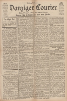 Danziger Courier : Kleine Danziger Zeitung für Stadt und Land : Organ für Jedermann aus dem Volke. Jg.17, Nr. 20 (25 Januar 1898)