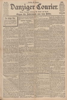 Danziger Courier : Kleine Danziger Zeitung für Stadt und Land : Organ für Jedermann aus dem Volke. Jg.17, Nr. 23 (28 Januar 1898)