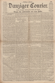 Danziger Courier : Kleine Danziger Zeitung für Stadt und Land : Organ für Jedermann aus dem Volke. Jg.17, Nr. 26 (1 Februar 1898)
