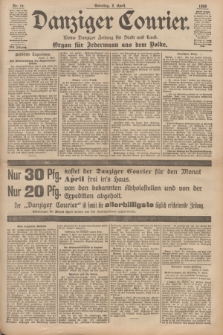 Danziger Courier : Kleine Danziger Zeitung für Stadt und Land : Organ für Jedermann aus dem Volke. Jg.17, Nr. 79 (3 April 1898) + dod.