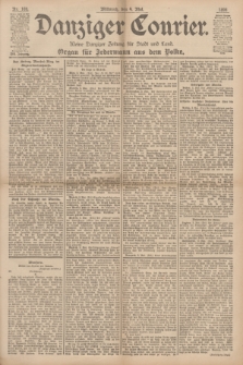 Danziger Courier : Kleine Danziger Zeitung für Stadt und Land : Organ für Jedermann aus dem Volke. Jg.17, Nr. 103 (4 Mai 1898)