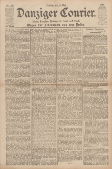 Danziger Courier : Kleine Danziger Zeitung für Stadt und Land : Organ für Jedermann aus dem Volke. Jg.17, Nr. 108 (10 Mai 1898)