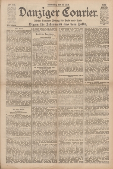 Danziger Courier : Kleine Danziger Zeitung für Stadt und Land : Organ für Jedermann aus dem Volke. Jg.17, Nr. 110 (12 Mai 1898)