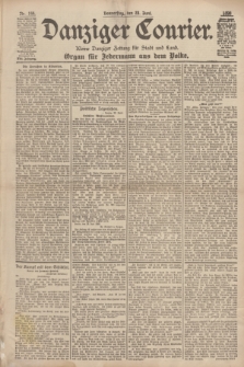 Danziger Courier : Kleine Danziger Zeitung für Stadt und Land : Organ für Jedermann aus dem Volke. Jg.17, Nr. 144 (23 Juni 1898)