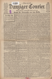 Danziger Courier : Kleine Danziger Zeitung für Stadt und Land : Organ für Jedermann aus dem Volke. Jg.17, Nr. 151 (1 Juli 1898)