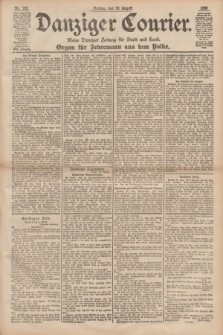Danziger Courier : Kleine Danziger Zeitung für Stadt und Land : Organ für Jedermann aus dem Volke. Jg.17, Nr. 193 (19 August 1898)