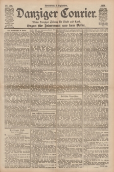 Danziger Courier : Kleine Danziger Zeitung für Stadt und Land : Organ für Jedermann aus dem Volke. Jg.17, Nr. 206 (3 September 1898)