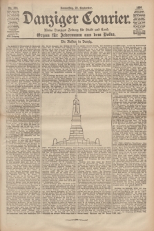 Danziger Courier : Kleine Danziger Zeitung für Stadt und Land : Organ für Jedermann aus dem Volke. Jg.17, Nr. 228 (29 September 1898)