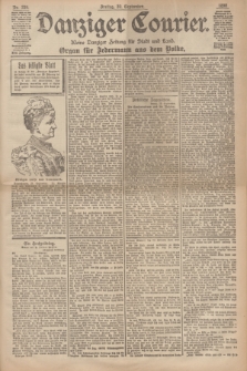 Danziger Courier : Kleine Danziger Zeitung für Stadt und Land : Organ für Jedermann aus dem Volke. Jg.17, Nr. 229 (30 September 1898)