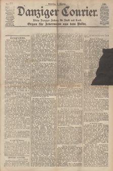Danziger Courier : Kleine Danziger Zeitung für Stadt und Land : Organ für Jedermann aus dem Volke. Jg.17, Nr. 231 (2 Oktober 1898) + dod.