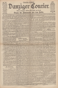 Danziger Courier : Kleine Danziger Zeitung für Stadt und Land : Organ für Jedermann aus dem Volke. Jg.17, Nr. 240 (13 Oktober 1898)