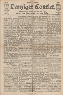 Danziger Courier : Kleine Danziger Zeitung für Stadt und Land : Organ für Jedermann aus dem Volke. Jg.17, Nr. 245 (19 Oktober 1898)