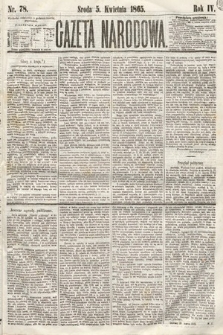 Gazeta Narodowa. 1865, nr 78
