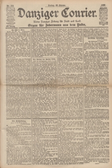 Danziger Courier : Kleine Danziger Zeitung für Stadt und Land : Organ für Jedermann aus dem Volke. Jg.17, Nr. 253 (28 Oktober 1898)