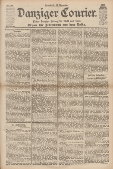 Danziger Courier : Kleine Danziger Zeitung für Stadt und Land : Organ für Jedermann aus dem Volke. Jg.17, Nr. 266 (12 November 1898)