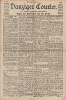 Danziger Courier : Kleine Danziger Zeitung für Stadt und Land : Organ für Jedermann aus dem Volke. Jg.17, Nr. 280 (30 November 1898)
