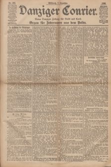 Danziger Courier : Kleine Danziger Zeitung für Stadt und Land : Organ für Jedermann aus dem Volke. Jg.17, Nr. 286 (7 Dezember 1898)