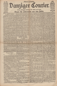Danziger Courier : Kleine Danziger Zeitung für Stadt und Land : Organ für Jedermann aus dem Volke. Jg.17, Nr. 292 (14 Dezember 1898)