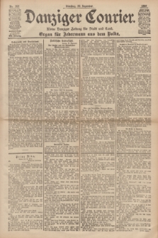 Danziger Courier : Kleine Danziger Zeitung für Stadt und Land : Organ für Jedermann aus dem Volke. Jg.17, Nr. 297 (20 Dezember 1898)