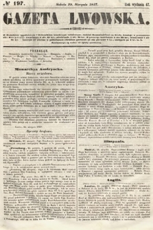 Gazeta Lwowska. 1857, nr 197