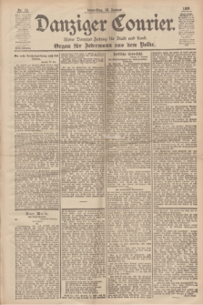 Danziger Courier : Kleine Danziger Zeitung für Stadt und Land : Organ für Jedermann aus dem Volke. Jg.18, Nr. 10 (12 Januar 1899)