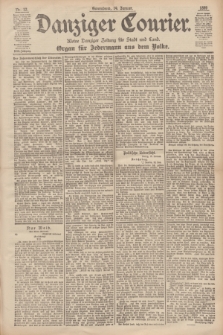 Danziger Courier : Kleine Danziger Zeitung für Stadt und Land : Organ für Jedermann aus dem Volke. Jg.18, Nr. 12 (14 Januar 1899)