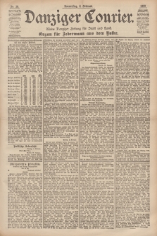 Danziger Courier : Kleine Danziger Zeitung für Stadt und Land : Organ für Jedermann aus dem Volke. Jg.18, Nr. 28 (2 Februar 1899)