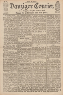 Danziger Courier : Kleine Danziger Zeitung für Stadt und Land : Organ für Jedermann aus dem Volke. Jg.18, Nr. 29 (3 Februar 1899)
