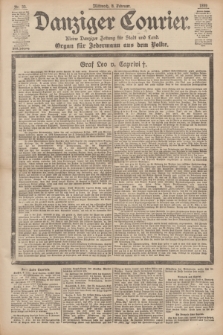 Danziger Courier : Kleine Danziger Zeitung für Stadt und Land : Organ für Jedermann aus dem Volke. Jg.18, Nr. 33 (8 Februar 1899)