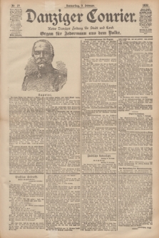 Danziger Courier : Kleine Danziger Zeitung für Stadt und Land : Organ für Jedermann aus dem Volke. Jg.18, Nr. 34 (9 Februar 1899)