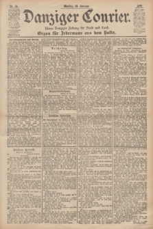 Danziger Courier : Kleine Danziger Zeitung für Stadt und Land : Organ für Jedermann aus dem Volke. Jg.18, Nr. 50 (28 Februar 1899)