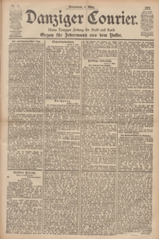 Danziger Courier : Kleine Danziger Zeitung für Stadt und Land : Organ für Jedermann aus dem Volke. Jg.18, Nr. 54 (4 März 1899)